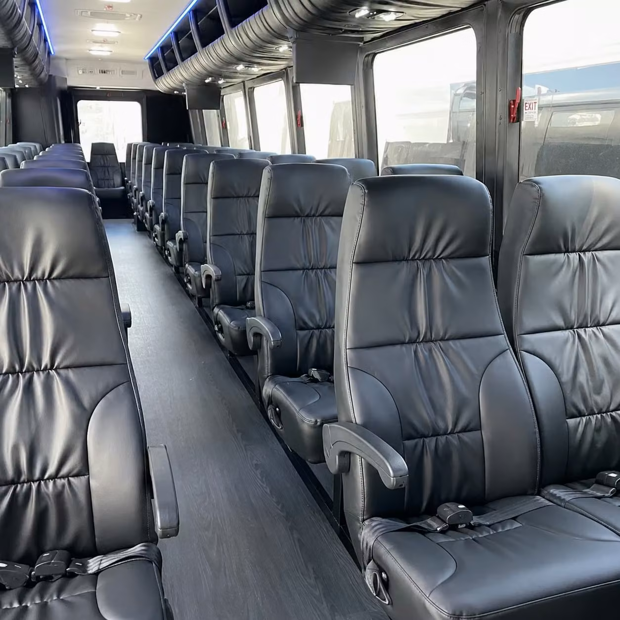 25 passenger minibus inside