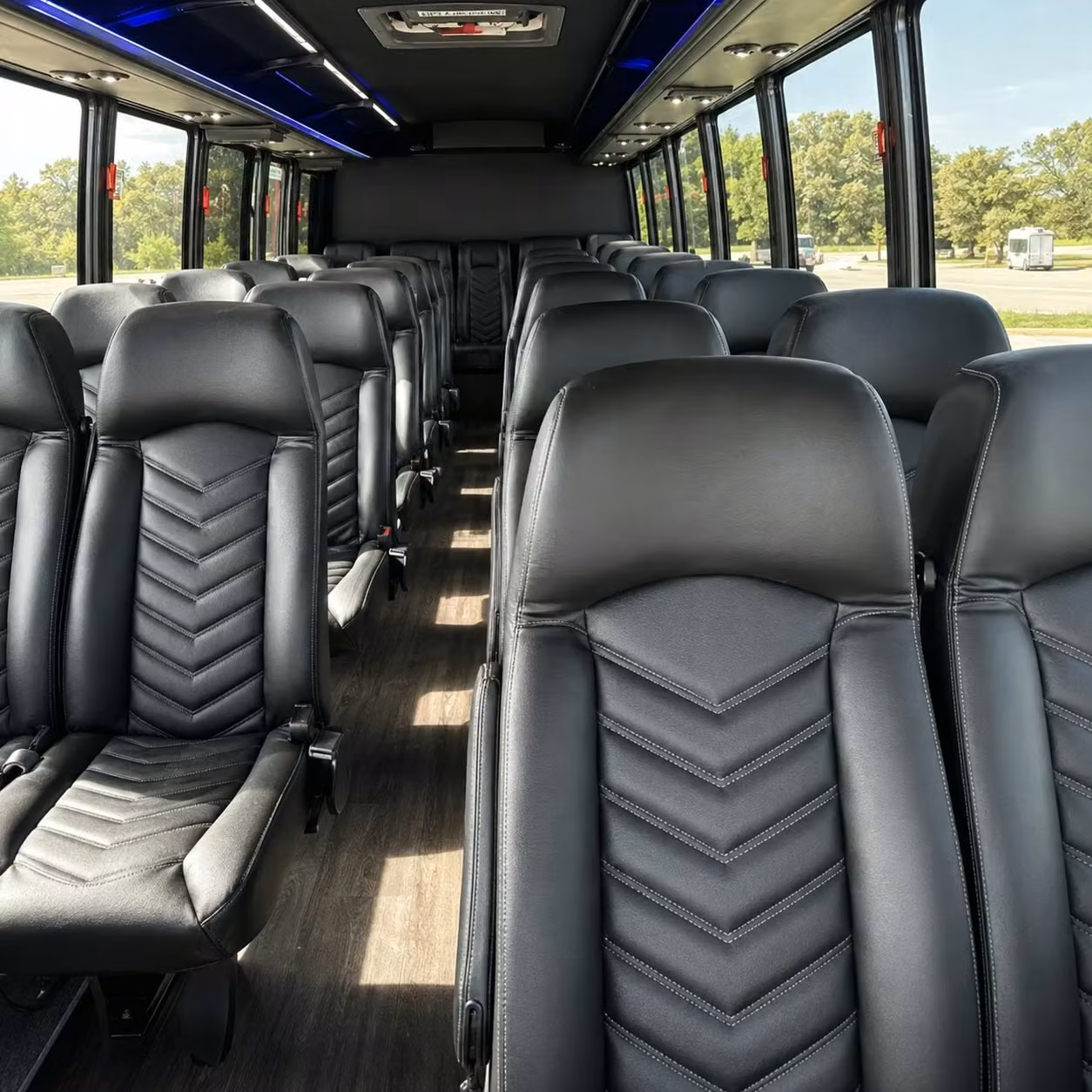 30 passenger minibus inside