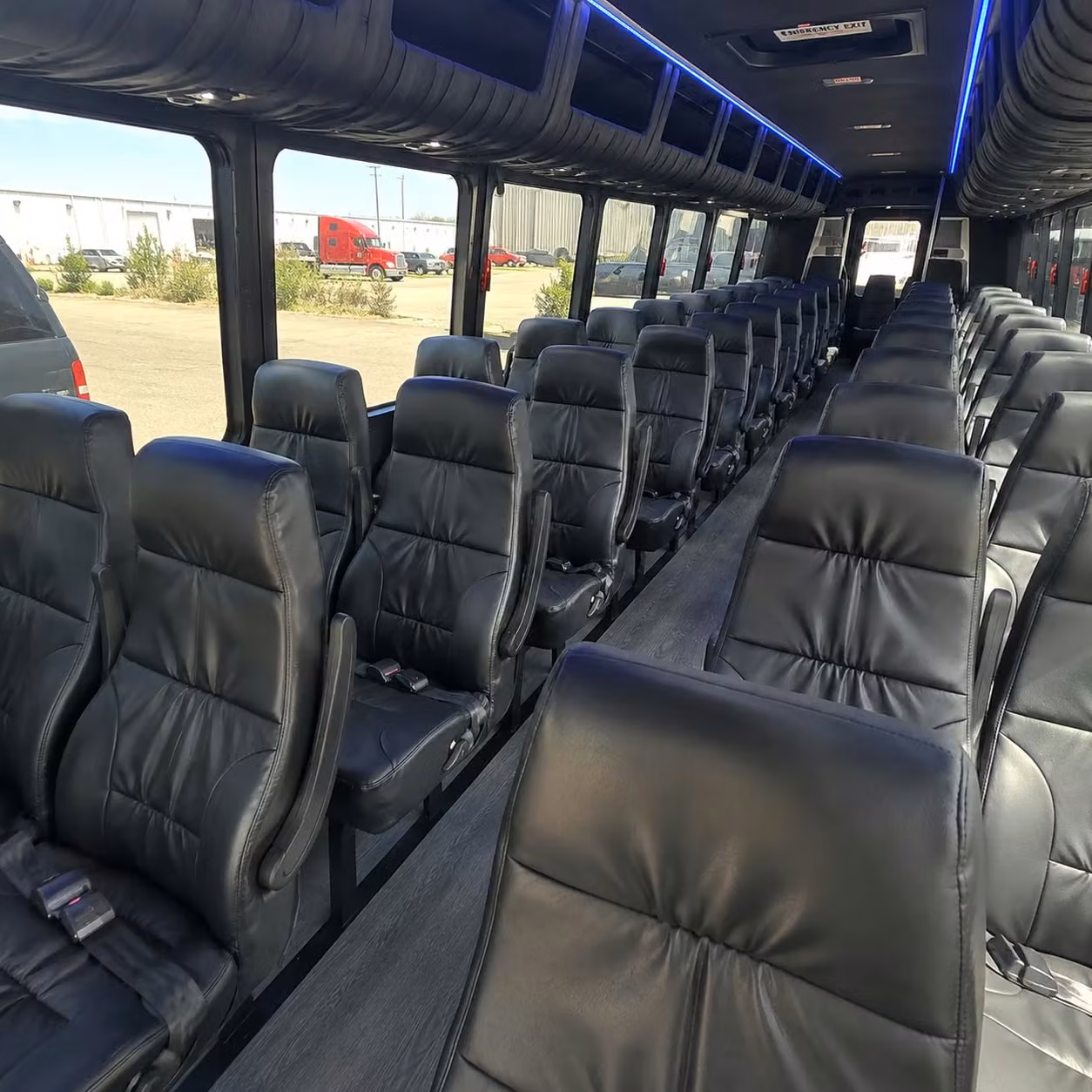 30 passenger minibus interior