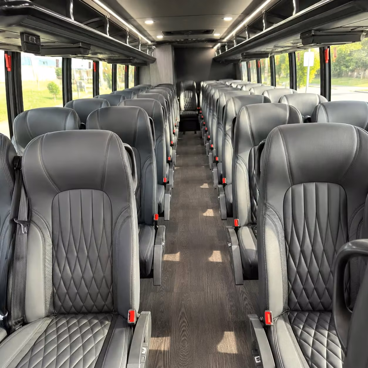 35 passenger minibus interior