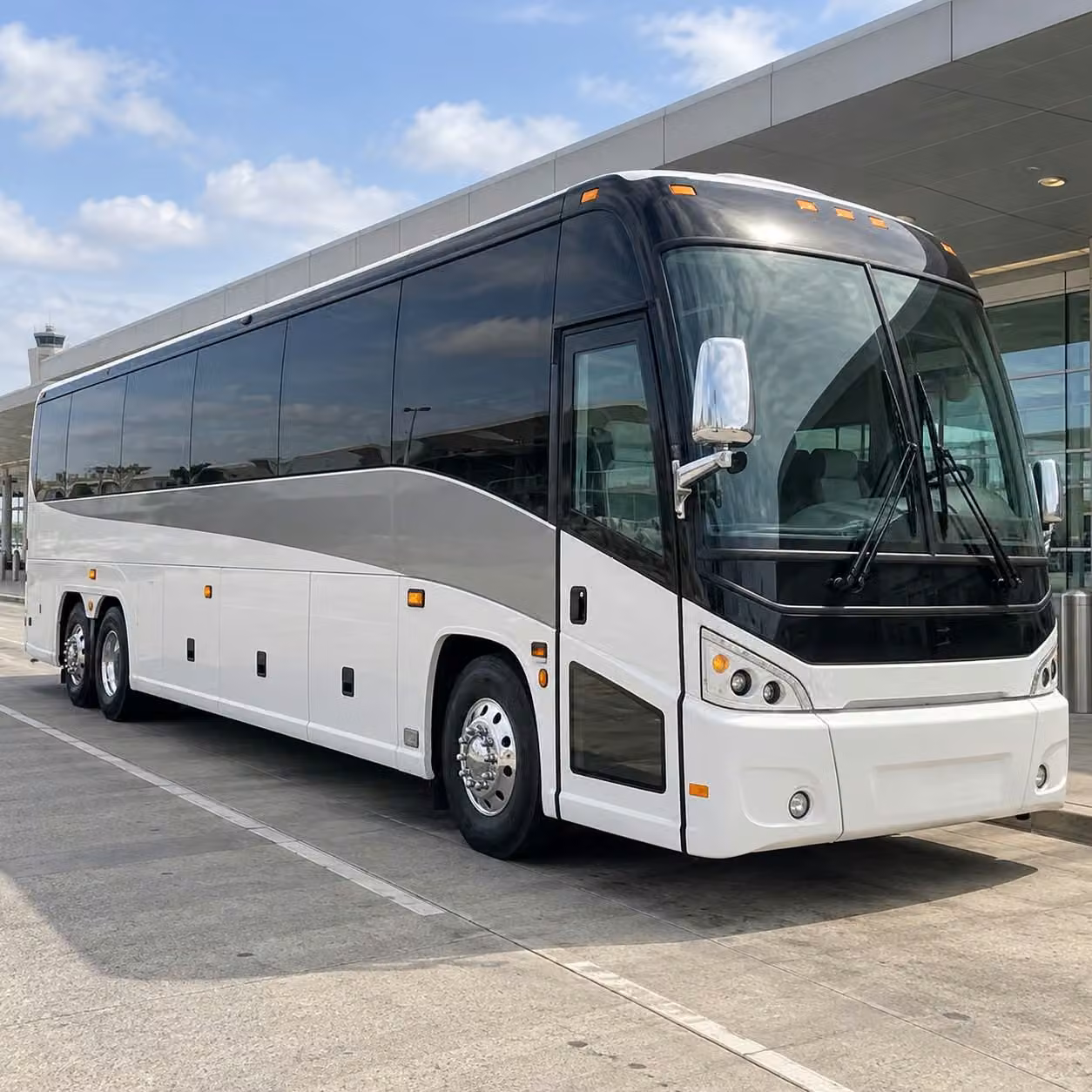 56 passenger charter bus