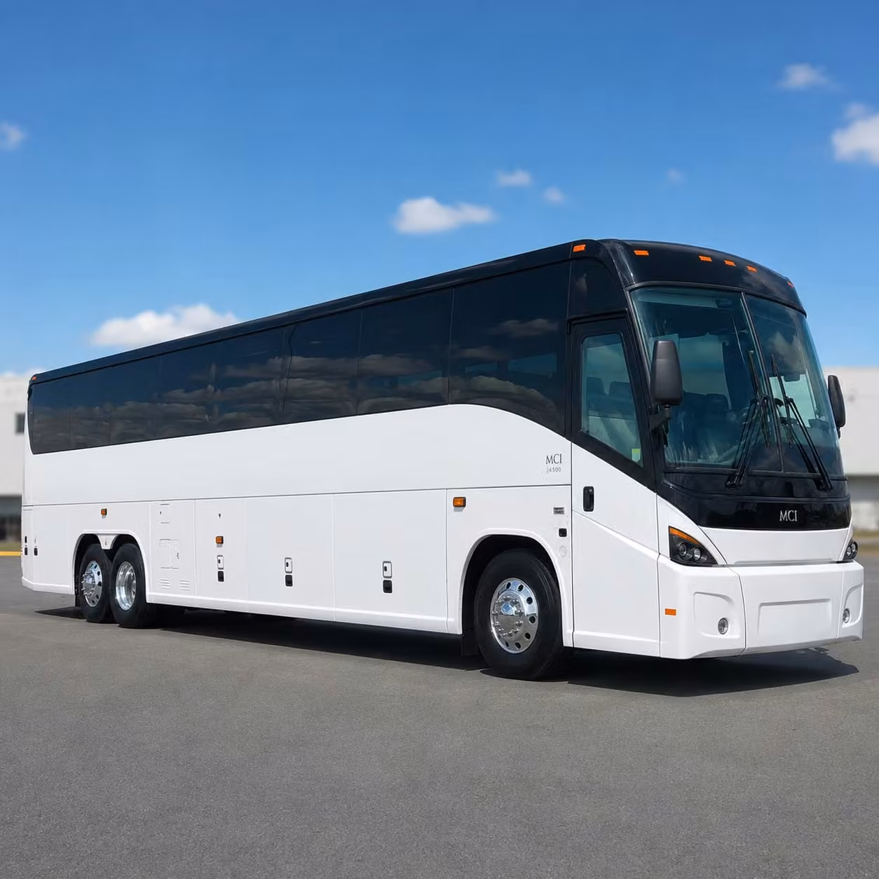 norwalk 56 passenger charter bus rental