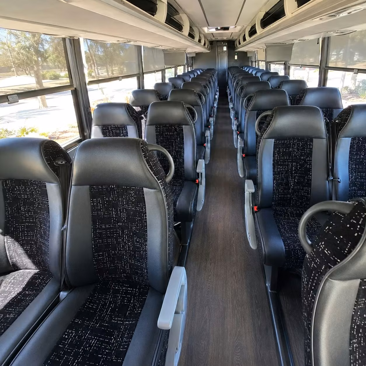 norwalk charter bus interior