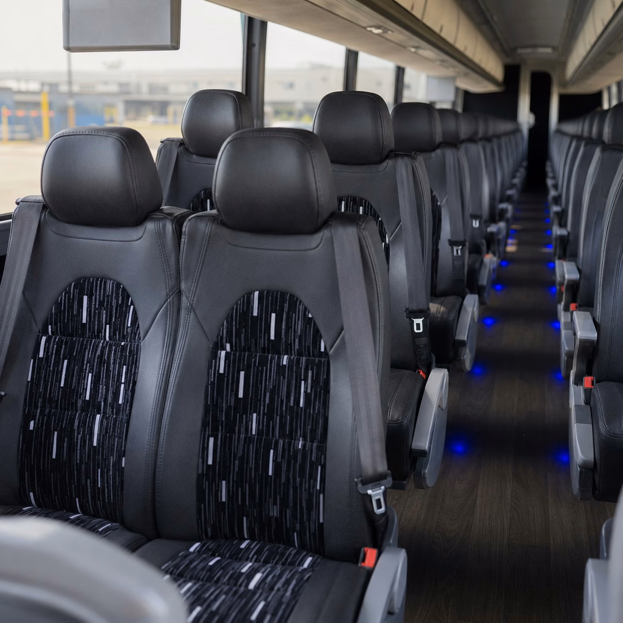 norwalk charter bus rental inside